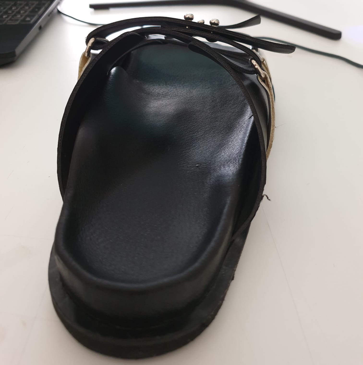 Custom Sandal Relief Detail